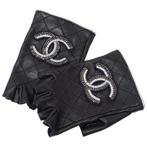 chanel gloves 2018|FINGERLESS LEATHER GLOVES FALL.